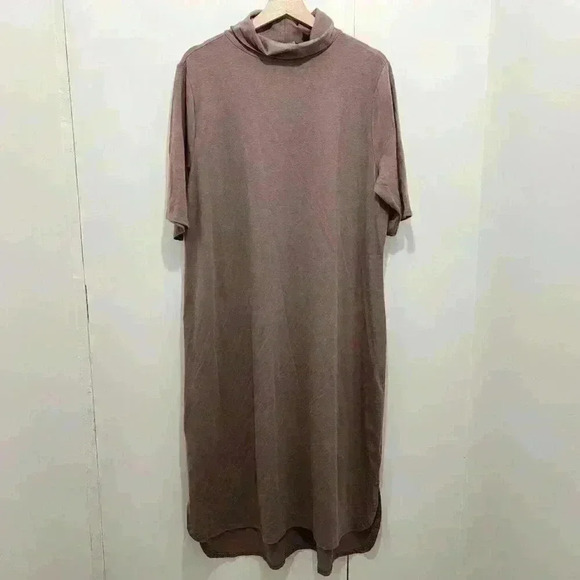 H by Halston Dresses & Skirts - H by Halston Essentials Turtleneck Midi Shirt Dress Womens Size Large A311545